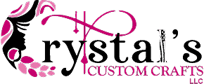 Artistic logo with pink accents